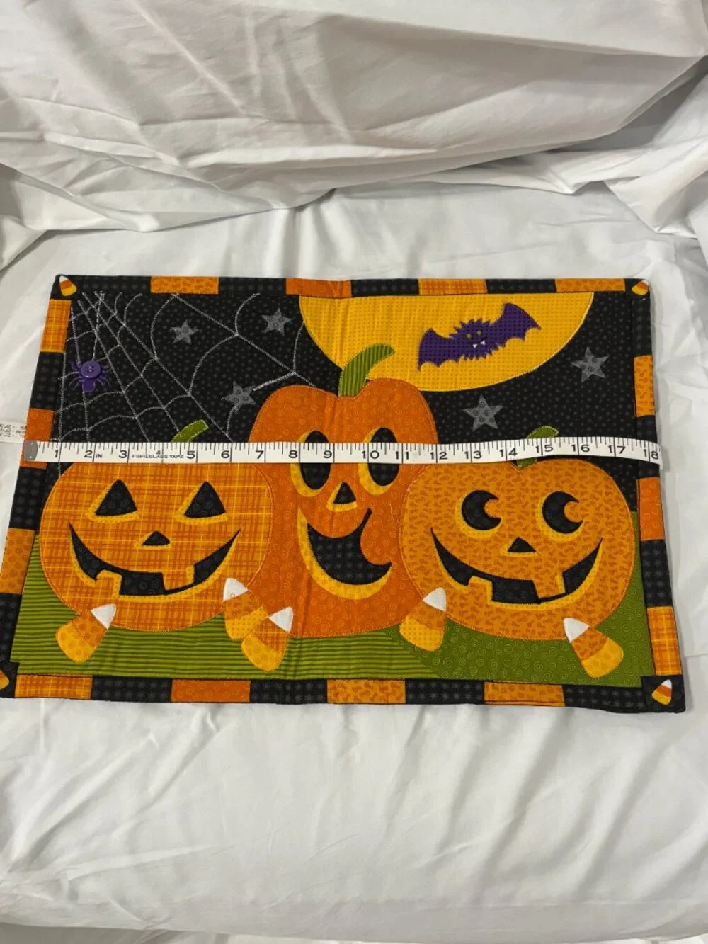 🎃 Kohl's Halloween Quilted Patchwork Placemats - Set of 4 🎃